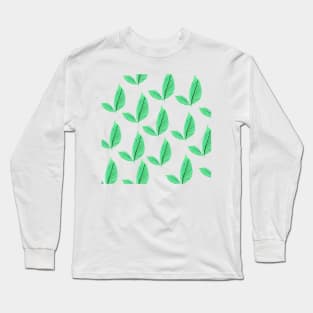 Leaf green Long Sleeve T-Shirt